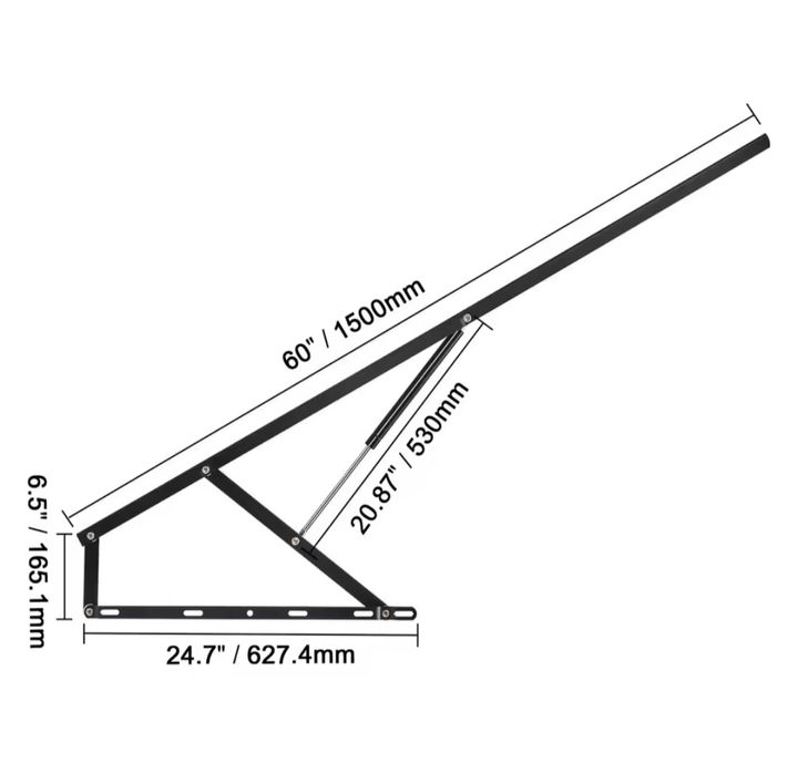 Kit Elevação Cama VEVOR
