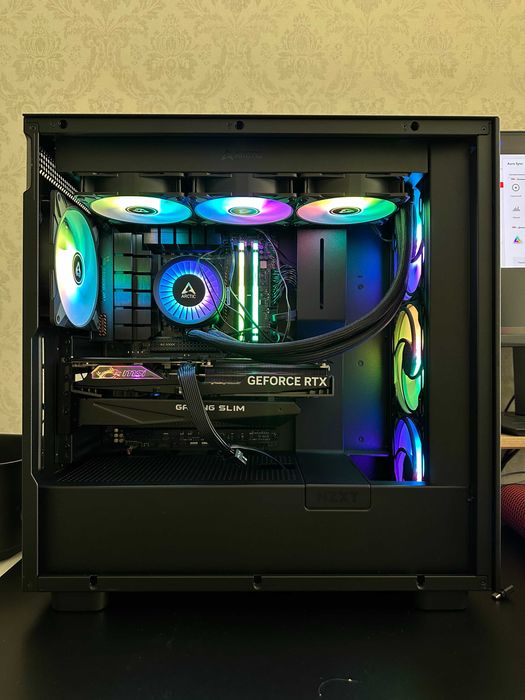 Игровой компьютер Ryzen 7500f, rtx 4060ti, NZXT, Arctic