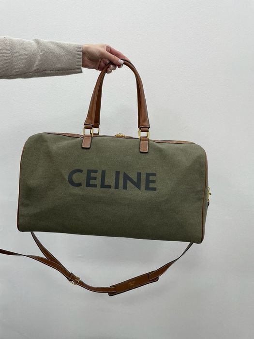 Сумка дорожня жіноча чоловіча Celine Large Voyage Bag in Textile