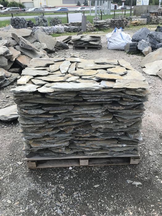 Łupek Szarogłazowy Kamień na Ścieżki Chodnik Kaskadowy Oczko Wodne