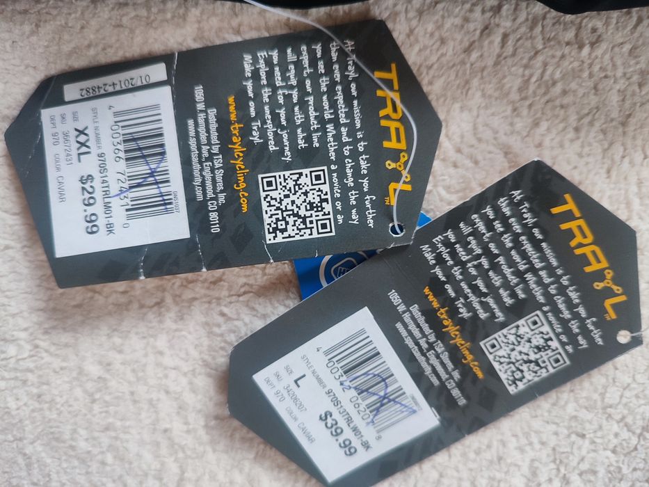 Дешево! Велошорти. Нові. Trayl оригінал.Велобріджі.Л. ХЛ. з памперсом