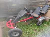 Gokart dwuosobowy na pedały