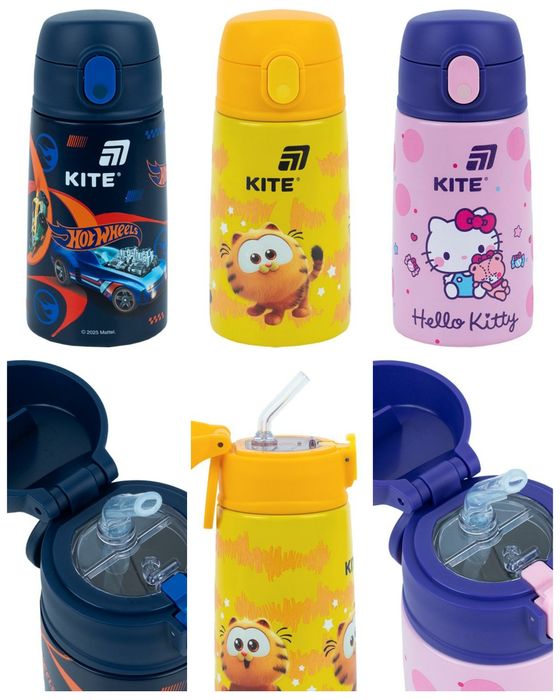 Термос 400мл з трубочкою Kite