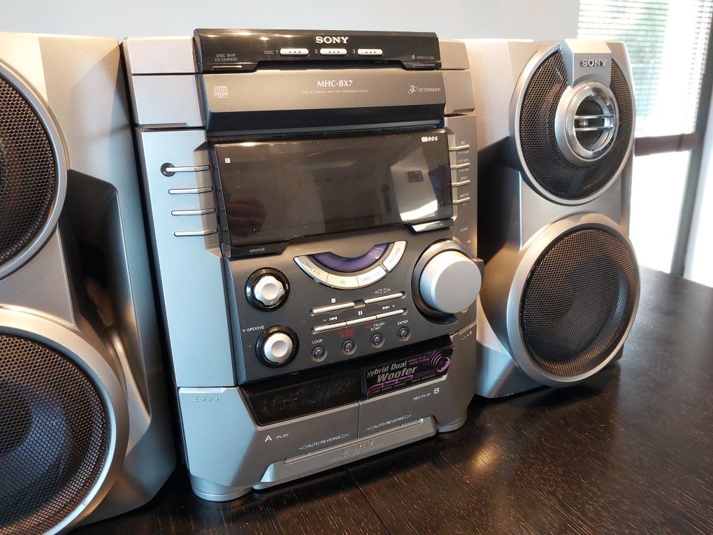 Mocna Wieża Sony MHC-BX7 200W AUX Pilot