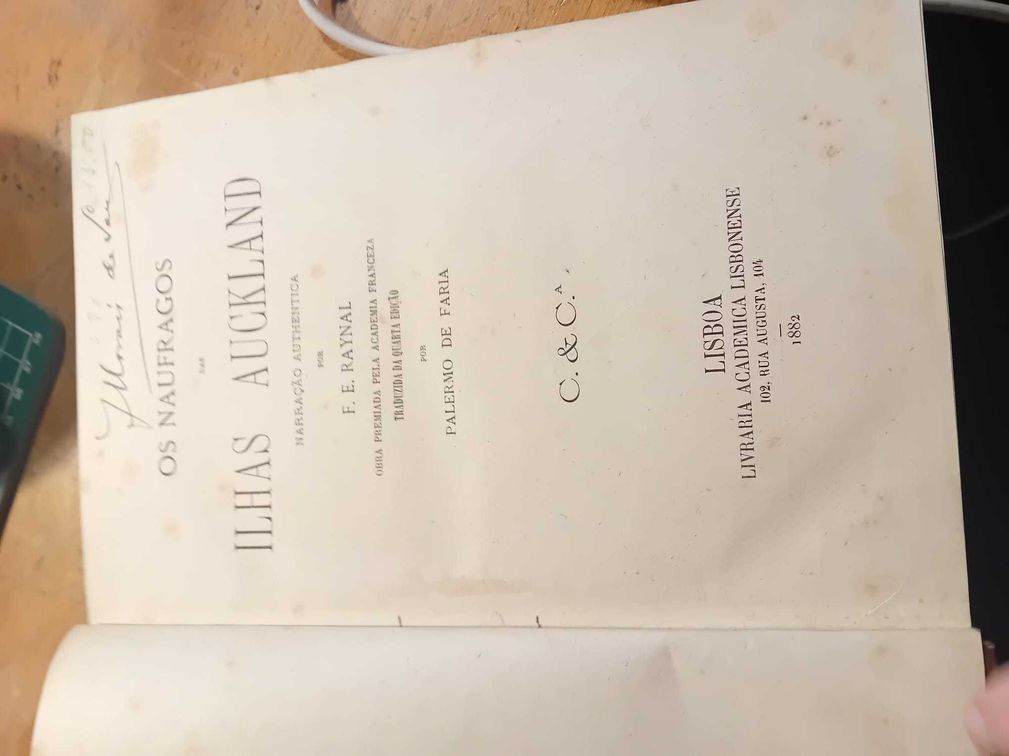 F. E. Raynal, Os Naufragos das Ilhas Auckland 1882