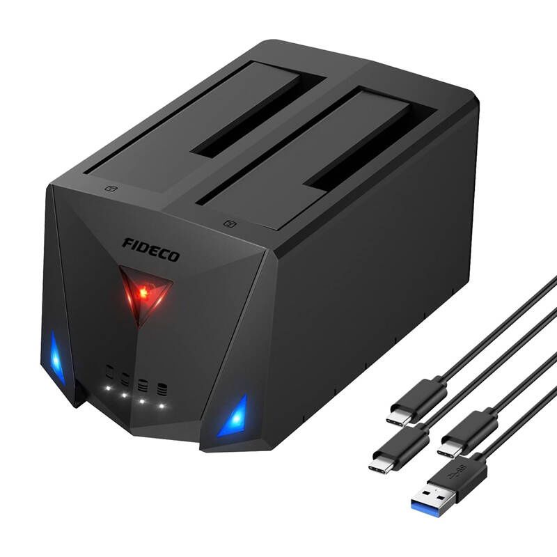Stacja Dokująca Fideco Ypz220B Usb 3.2 Klonowanie Hdd Ssd Sata