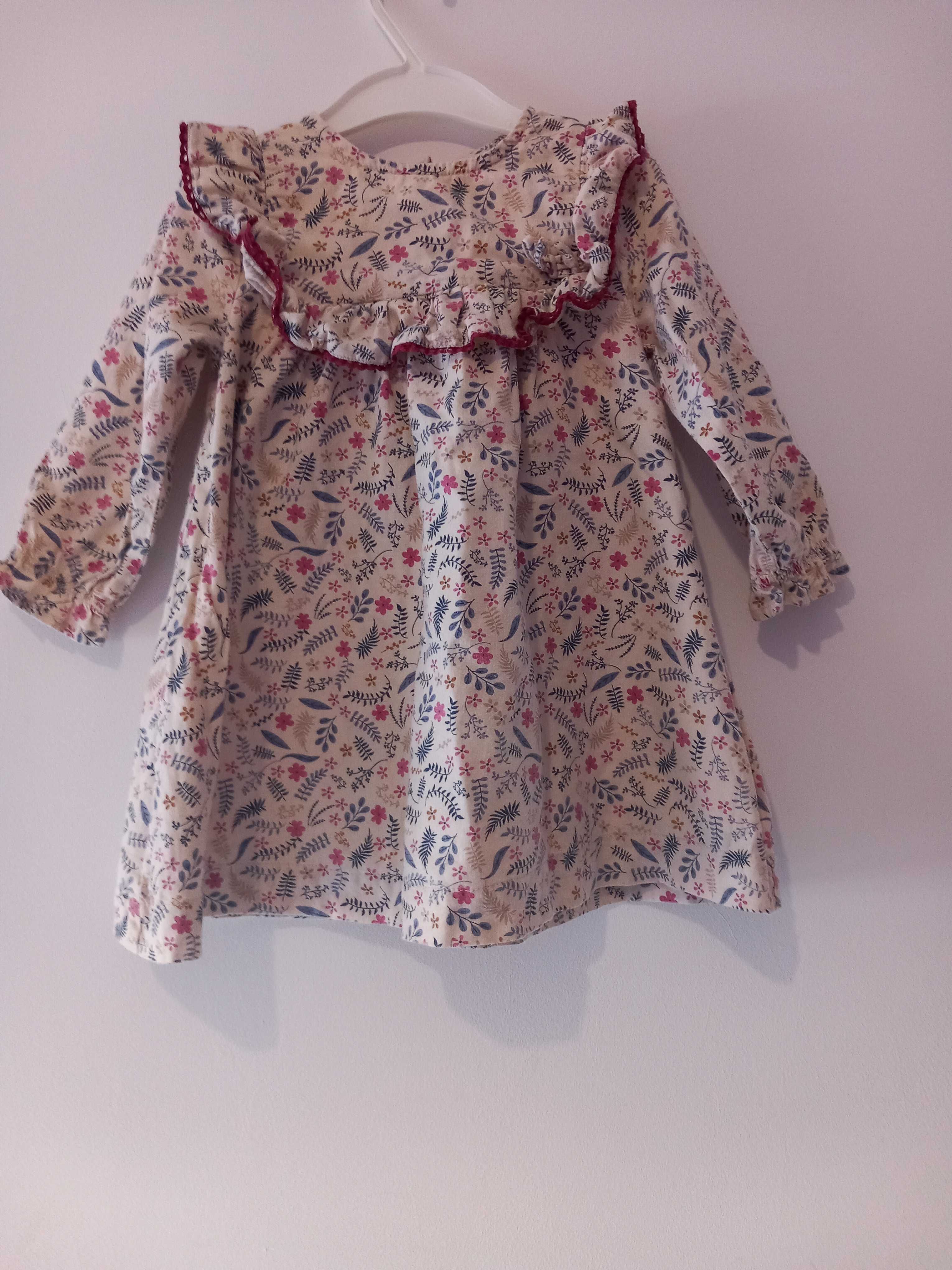 Vestido zippy menina , 12-18 meses