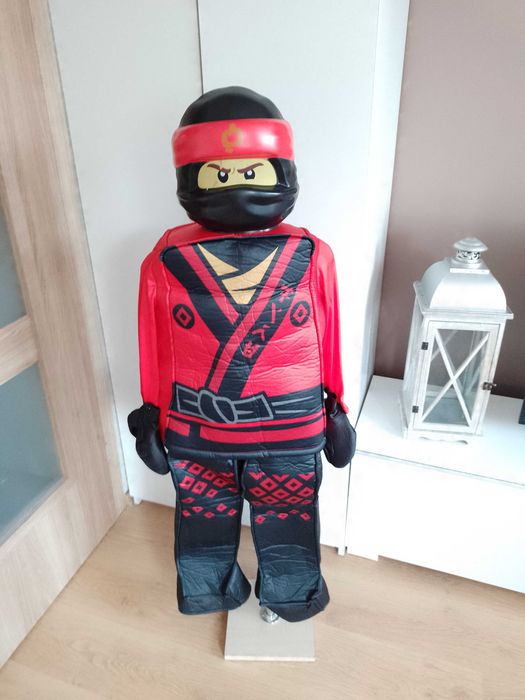 Kostium przebranie 3D LEGO NINJAGO KAI +maska strój bal 122/128 (460)
