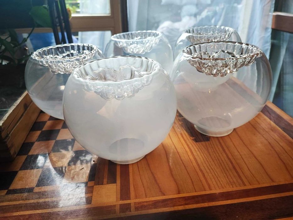 Klosz,Murano,do plafon,kinkiet żyrandol lata 50-60,śr.montażowa 7,8 cm