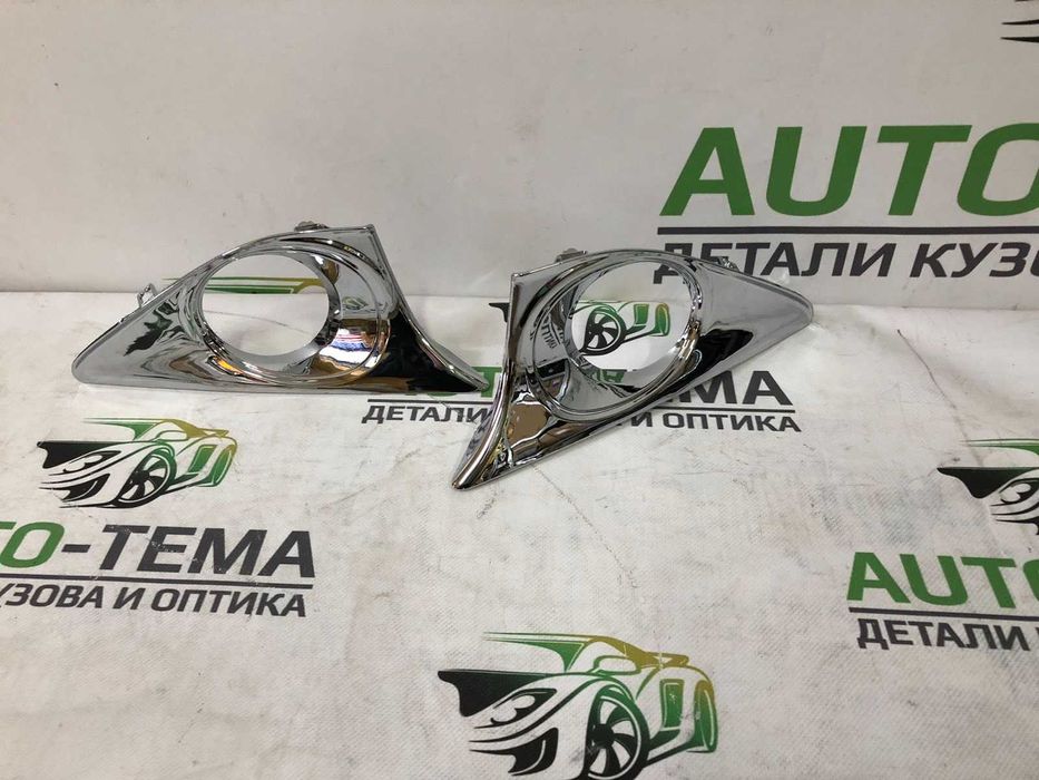 Хром накладки птф Toyota Camry 50 2011-2014 рамки туманок Камри 50
