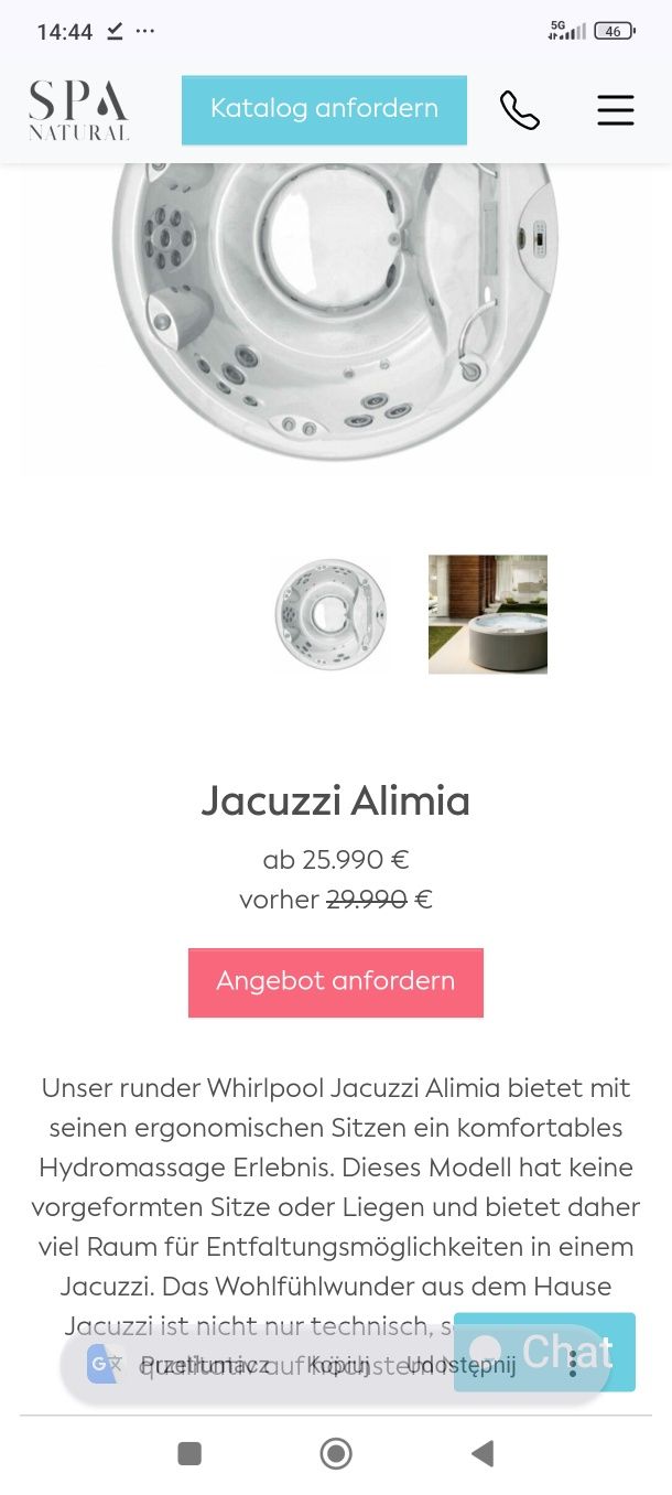 Jacuzzi  alimia , balia,  spa