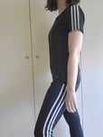 Conjunto Activewear Leggings + T-Shirt Preto - ADIDAS