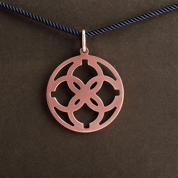 Оберег славянский медный ручной работы Свадебник.