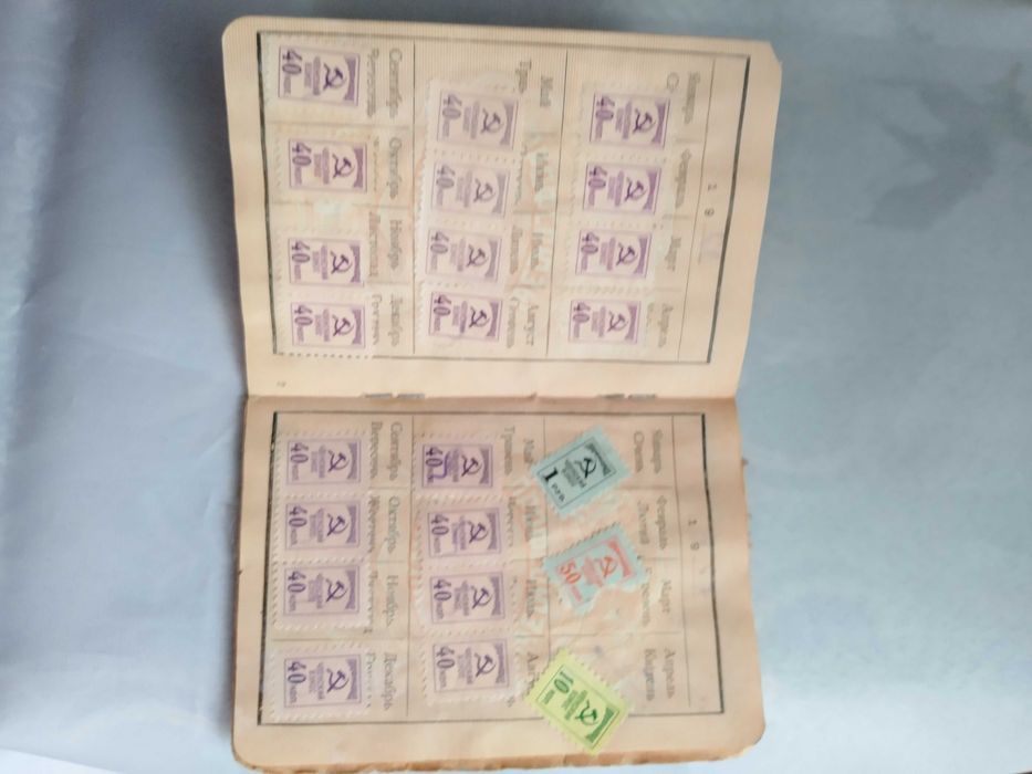 Профсоюзный и парт билеты