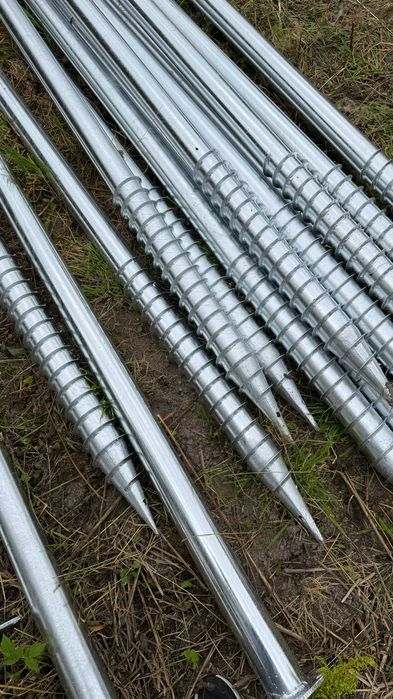 Гвинтовий фундамент, Геошурупи, Гвинтові палі Винтовые сваи