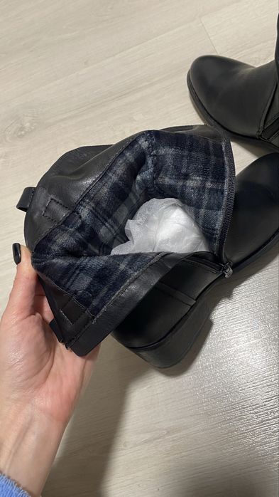 Ботінки чорні осінь каблук