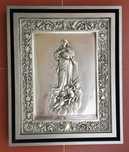 Quadro antigo chapa metal N. S. da Conceição