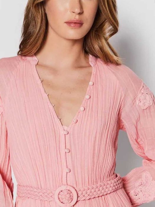 Sukienka letnia z długim rękawem - GUESS - rozm. M (KO3037)