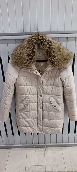 Kurtka damska 38 rozm. jasno beżowa Clockhouse