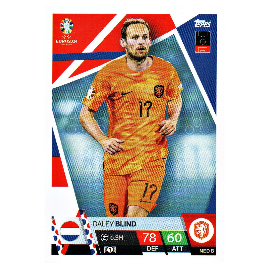 Karta Topps Euro 2024 Daley Blind Ned 8