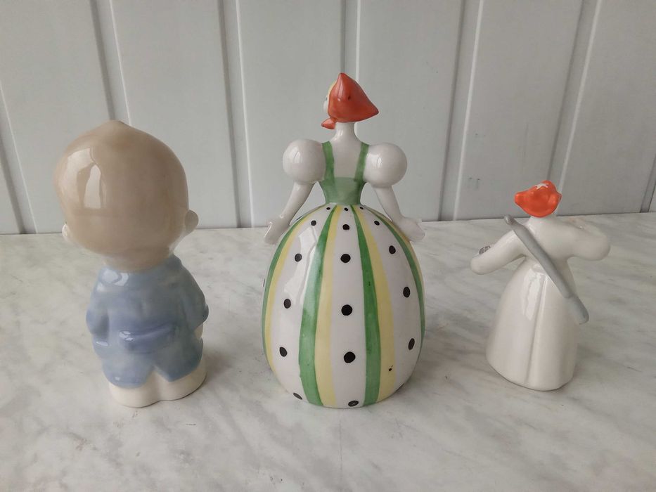 6 (фото, опис). Порцеляна, Статуетки, 3 (шт). ВІНТАЖ. made in USSR.