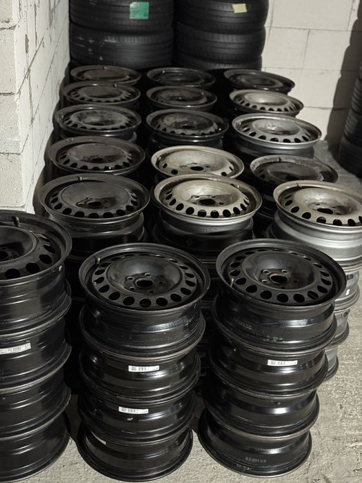 Диски залізні металеві стальні 5х112 5х114.3 5х120 5х118 4х100 4х108