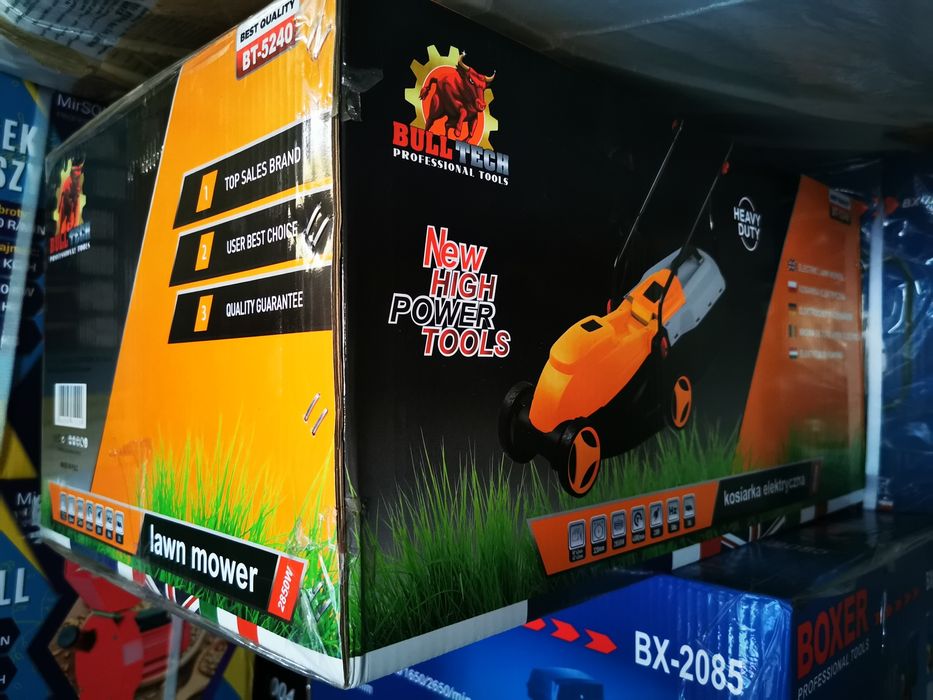 Kosiarka elektryczna 2850W na kołach z koszem Nowa Ostrowiec Św.Kielce