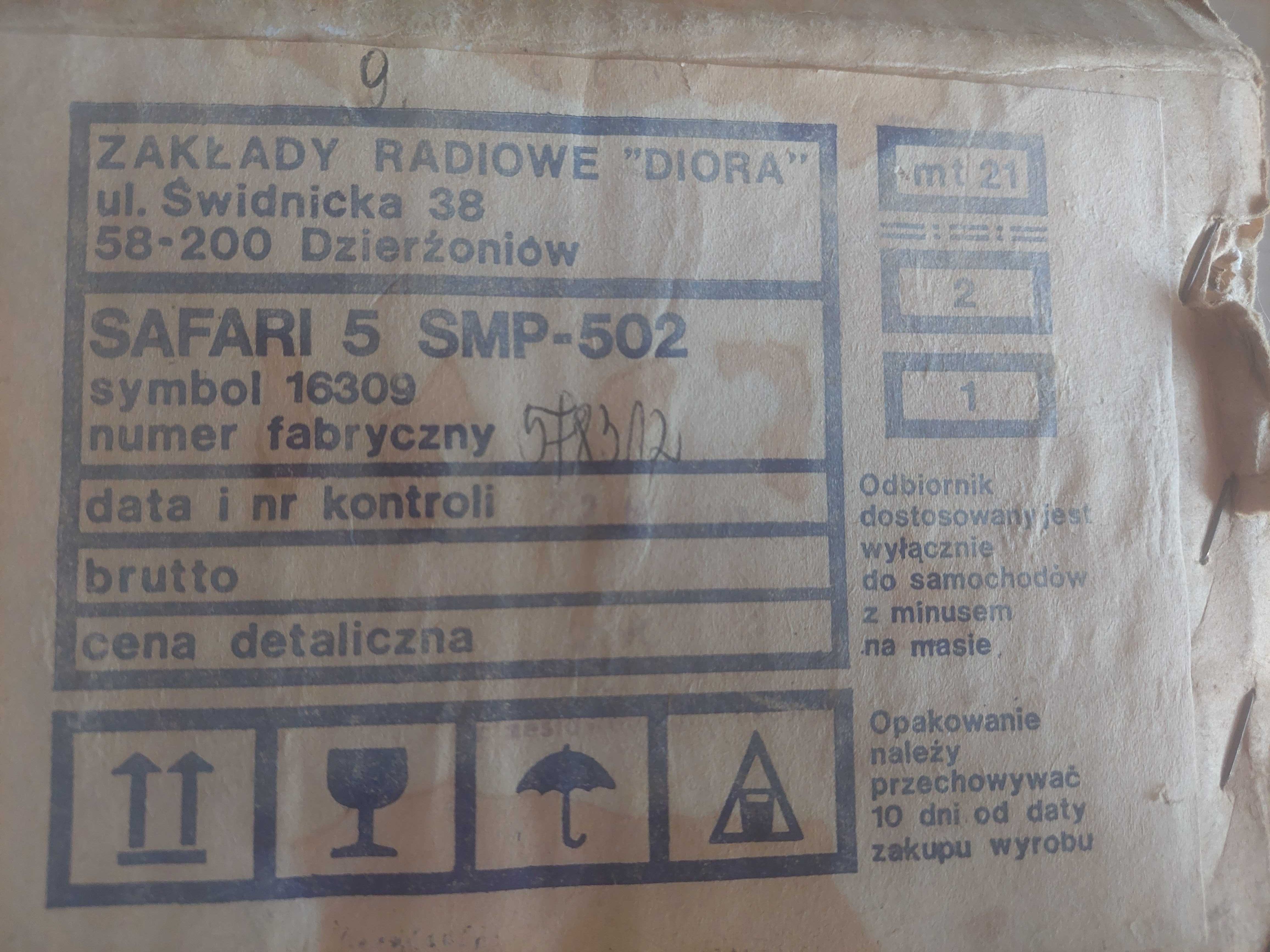 Nowe radio samochodowe Diora Safari 5