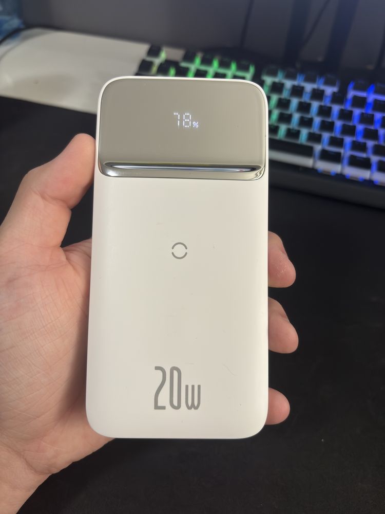 Power Bank Baseus 10000mAh 20W PPCXW10 X Biały