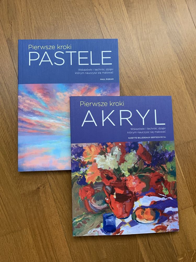 Pierwsze kroki - akryl i pastele