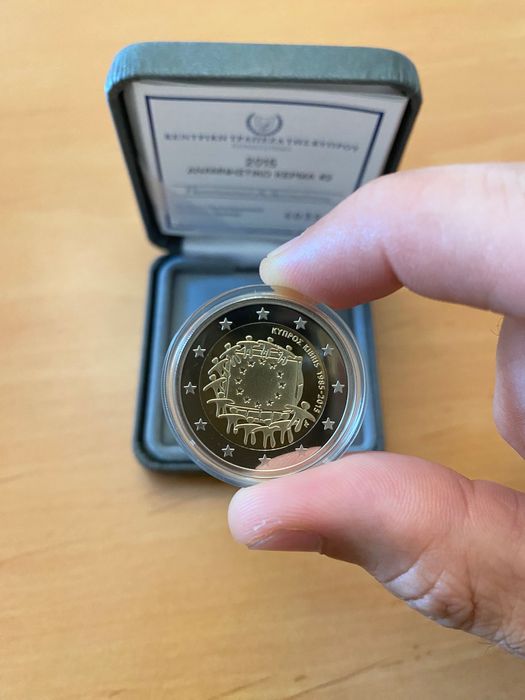 Moeda 2€ Chipre 2015 - Proof