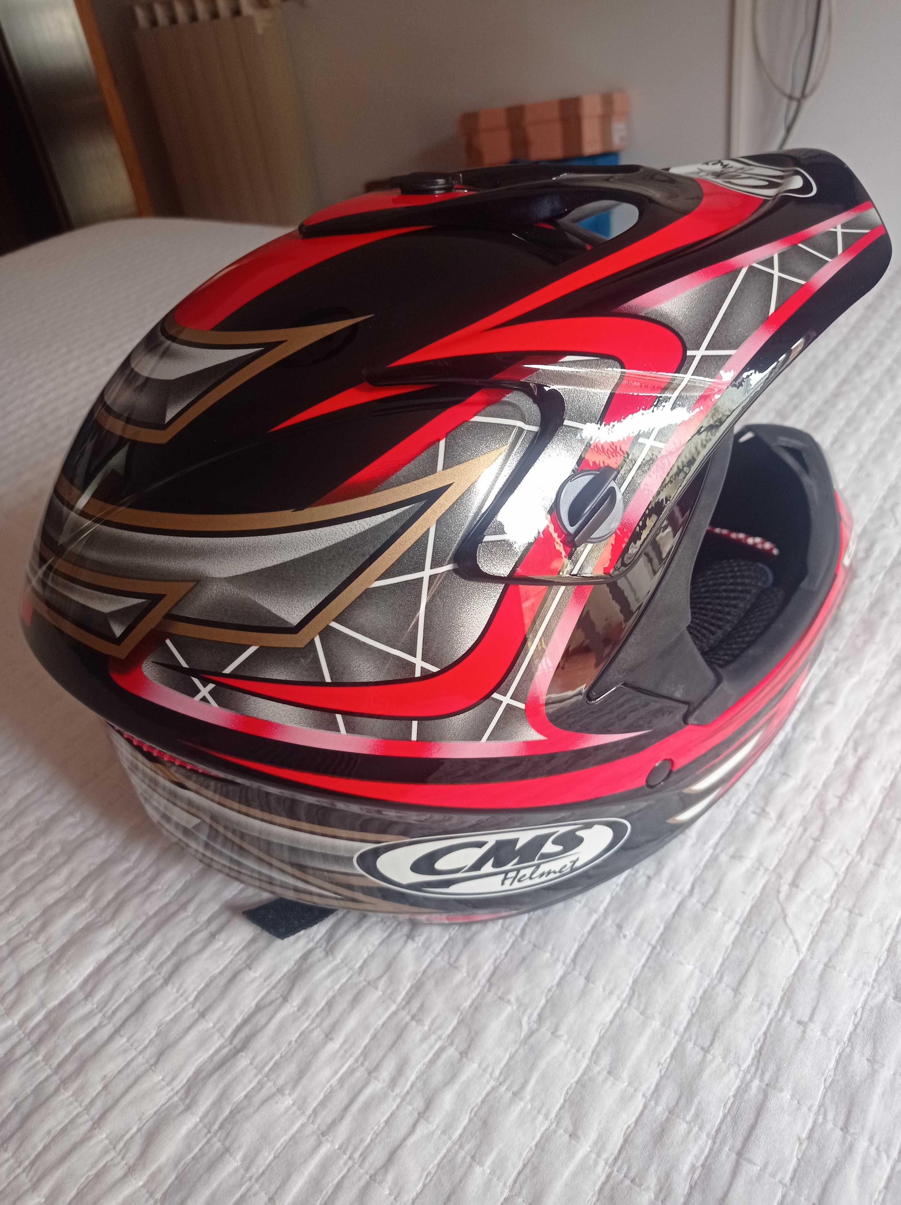 Capacete criança CMS motocross