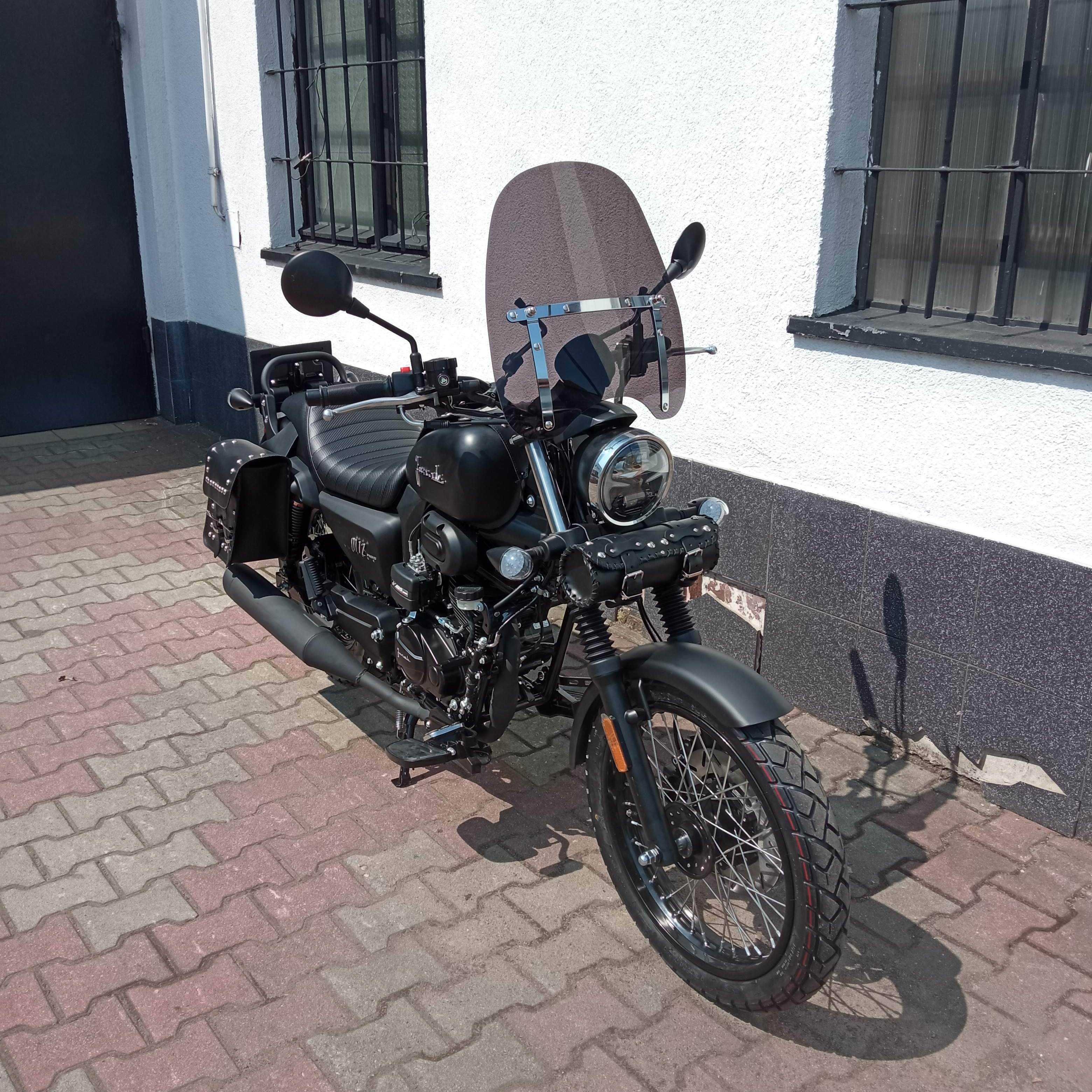 ABS +12,2KM JUNAK M12 Vintage 125 na prawko B SZYBA SAKWY PAS dostawa