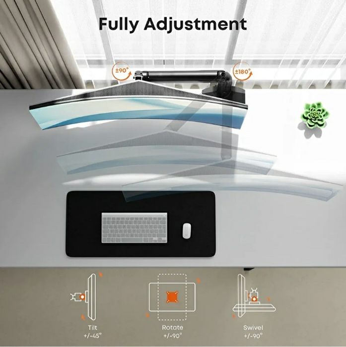 Uchwyt stojak do monitora 17-43"Putorsen 18 kg