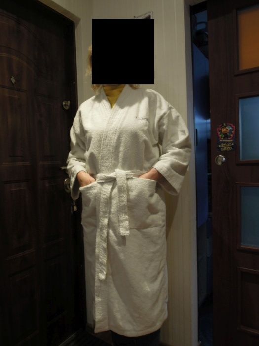 Świetny Biały Szlafrok Damski M