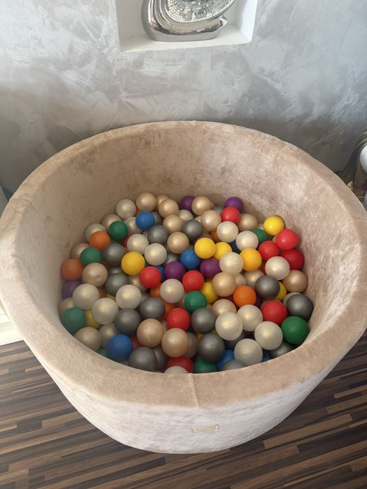 Misioo suchy basen z kulkami nowy welur jakosc premium