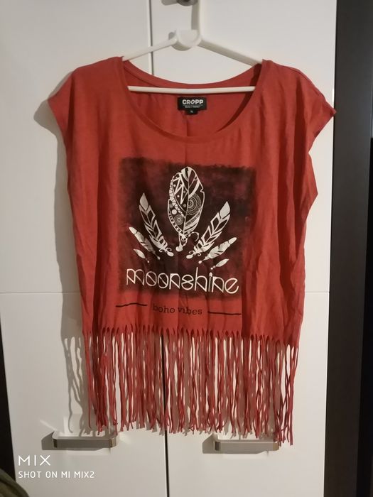 Bluzeczka damska z frędzlami XL. Cropp.
