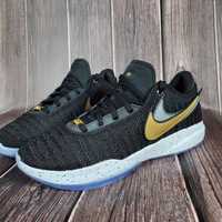 Кросівки Nike LeBron 20 "Black/Metalic Gold" (EUR-41) US - 8