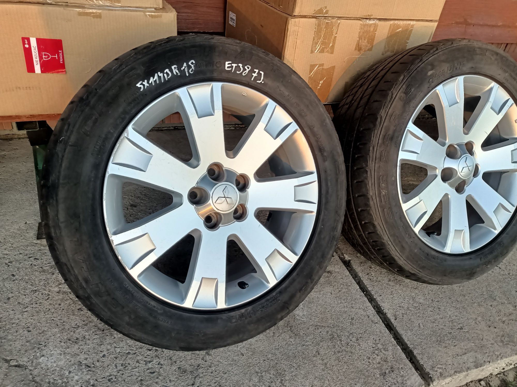 Felgi 5x114,3 R18 Mitsubishi