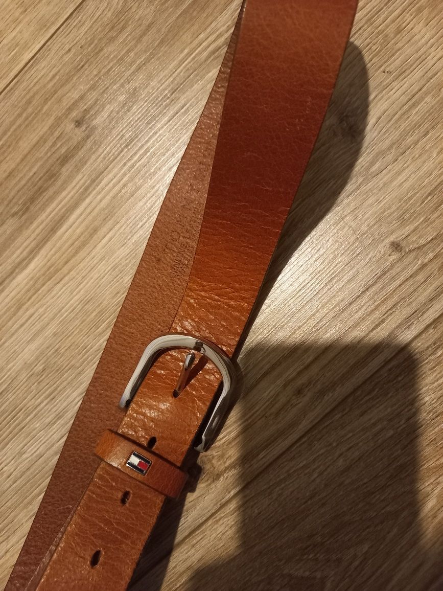 pasek skórzany Tommy Hilfiger damski-80cm