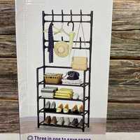 Вешалка стойка для одежды и обуви напольная Simple Floor Clothes Rack