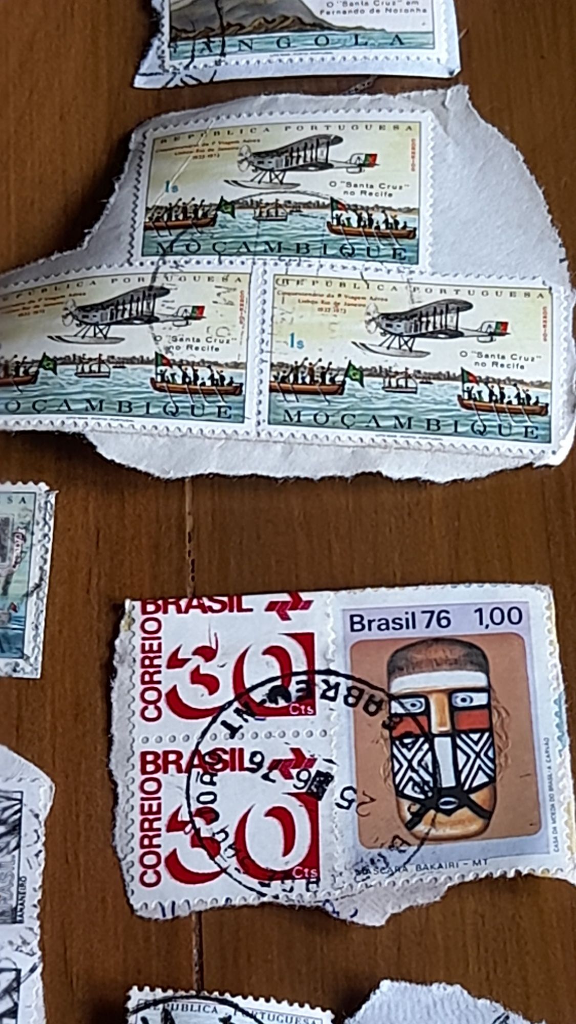 Selos de correio anos 70/80