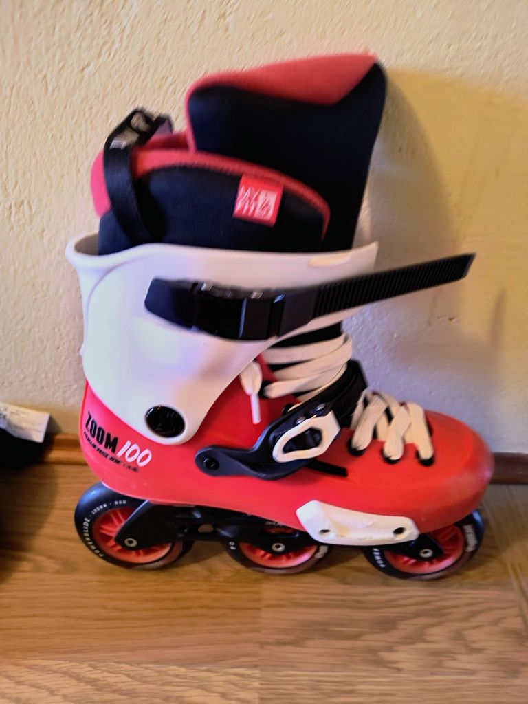 Rolki Powerslide Zoom 100 -komplet.ochraniaczy plus kask