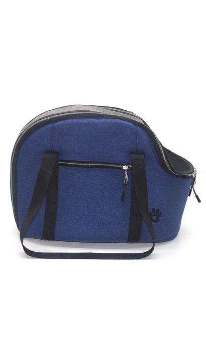 Нова Сумка переноска для котів і собак Zoo-hunt Loft 22х32х27 синя джи