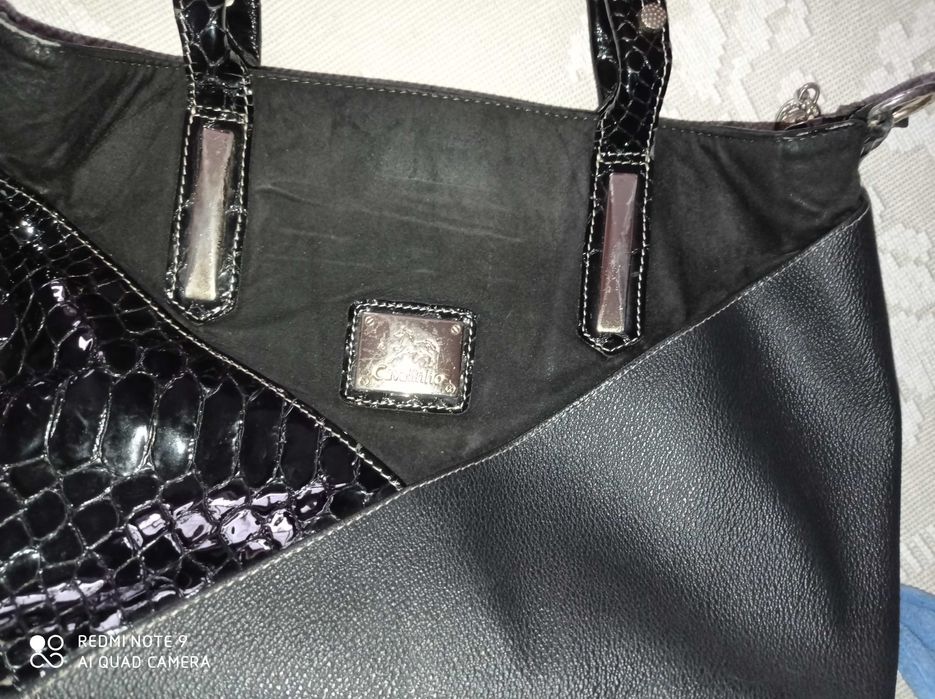 Mala/carteira Cavalinho em pele