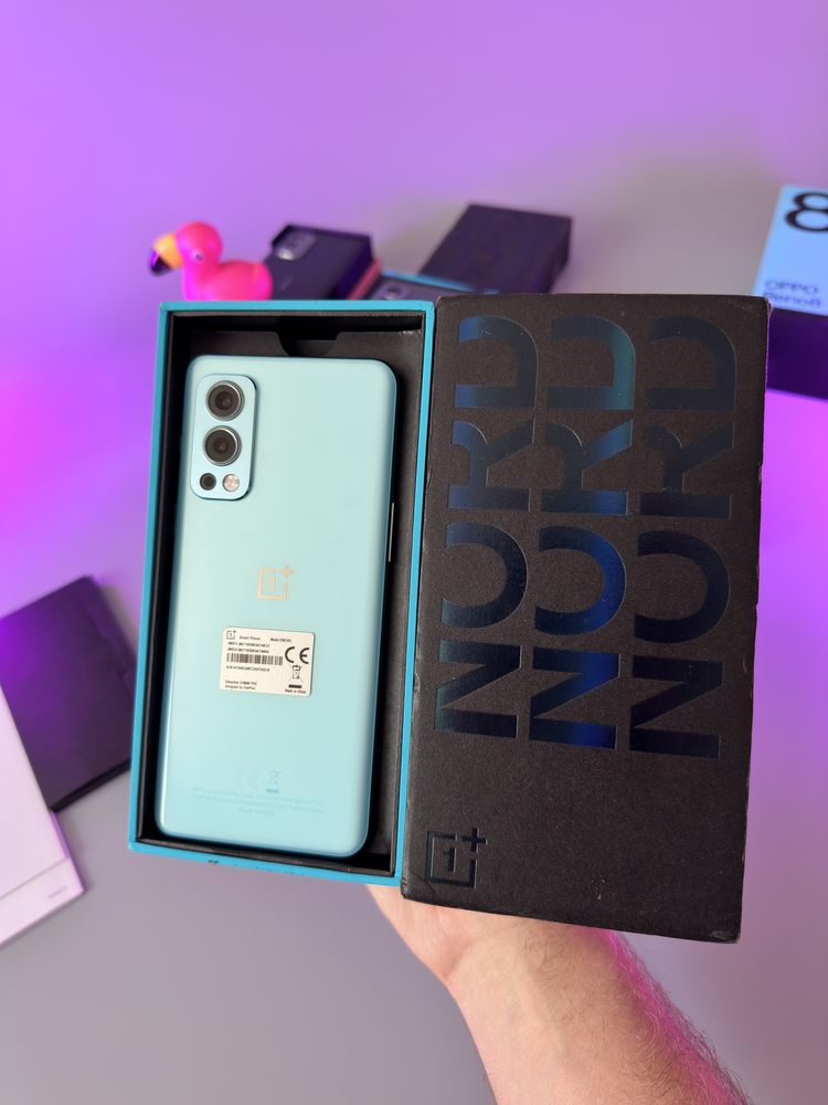 Як НОВЕ OnePlus nord 2 5G 2 фізичні СІМ 8/128 blue haze