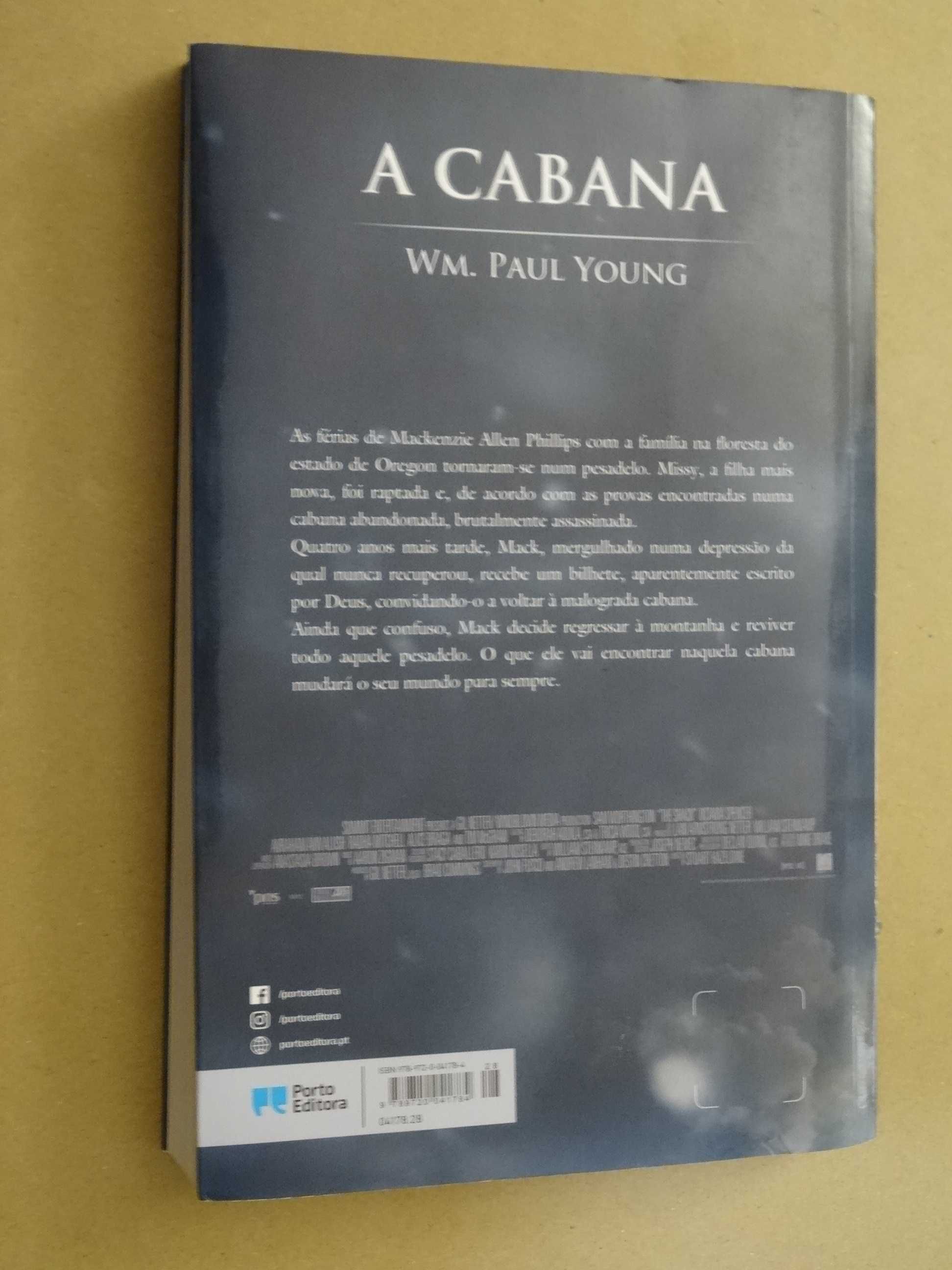 A Cabana de Wm. Paul Young - 1ª Edição