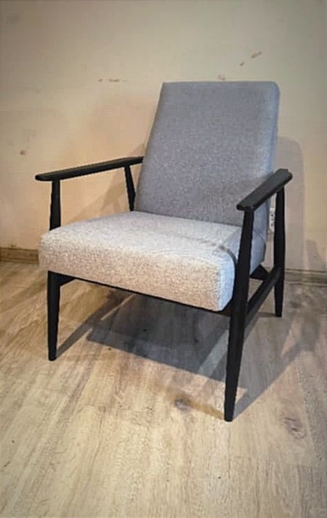 Fotel klubowy Lisek okazja PRL loft