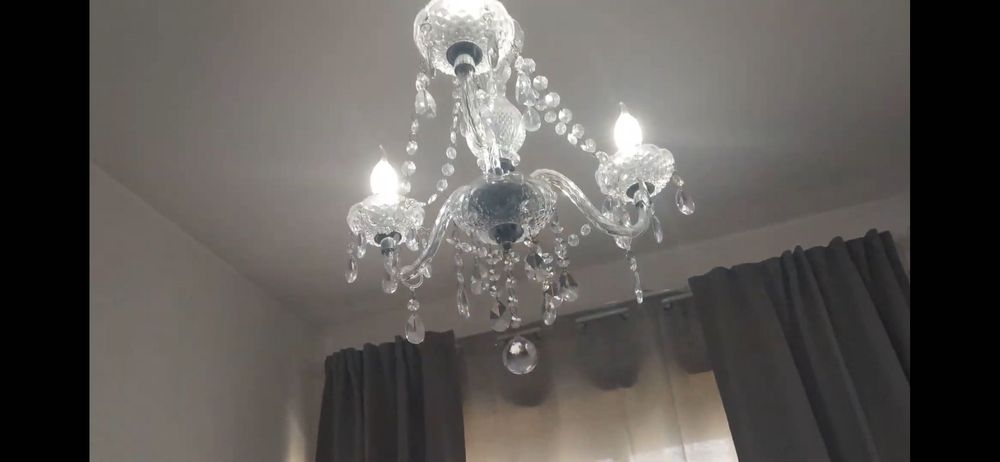 Candeeiro Lustre [lux.pro] Modelo Weimar – Estilo Clássico de 5 Braços
