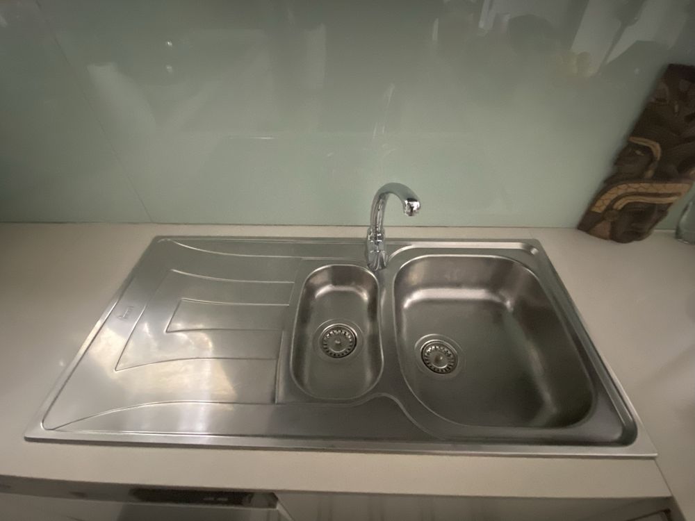 Banca/Lava louça inox TEKA + Torneira